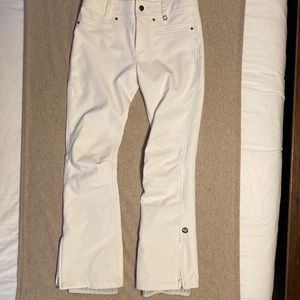 Roxy ski pants, white, Size Medium